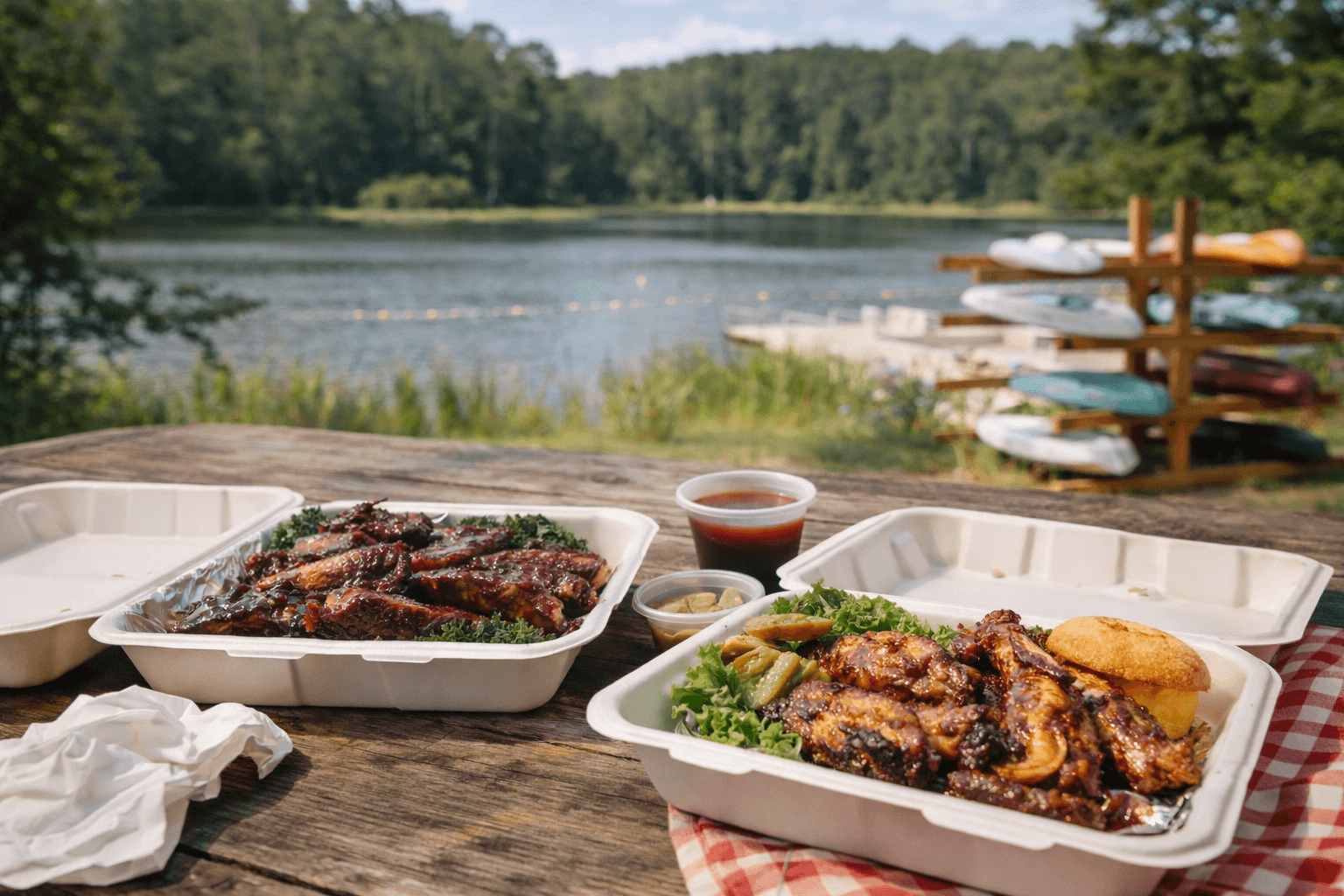 BBQ smoker at the Culpepper Cookout